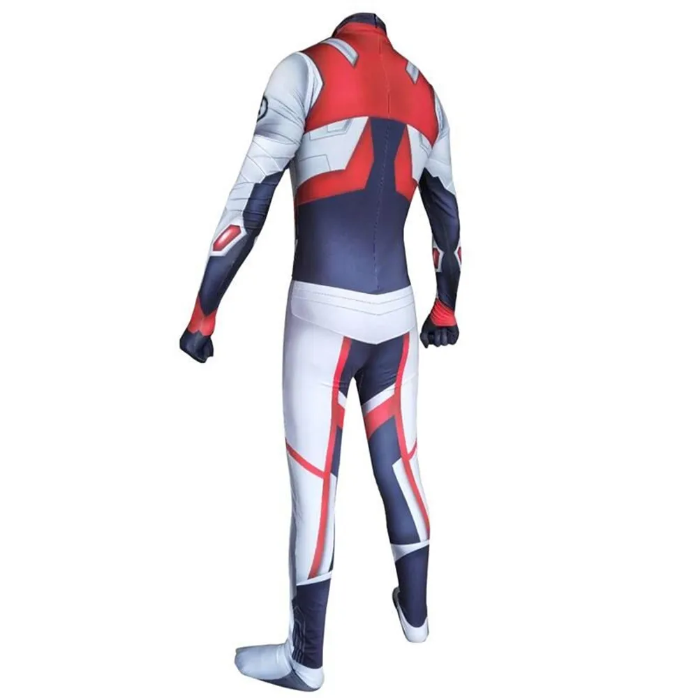 Avengers Endgame Quantum Realm Cosplay Costume Superhero 3D Print kids Adult Captain Marvel Zentai Bodysuit Suit Jumpsuits