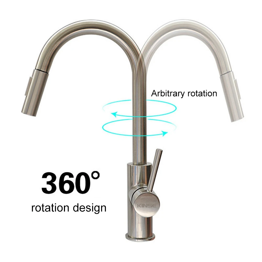  Stainless Steel Sensor Kitchen Faucets Touch Inductive Sensitive Faucet Mixer Tap Single Handle Dua - 33056787605