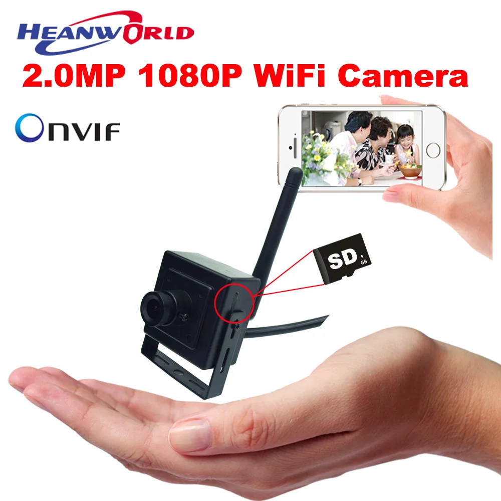 Мини HD Wifi IP камера 2.0MP 1080P Беспроводная сетевая камера P2P маленькая камера ONVIF CCTV камера безопасности iPhone Android приложение