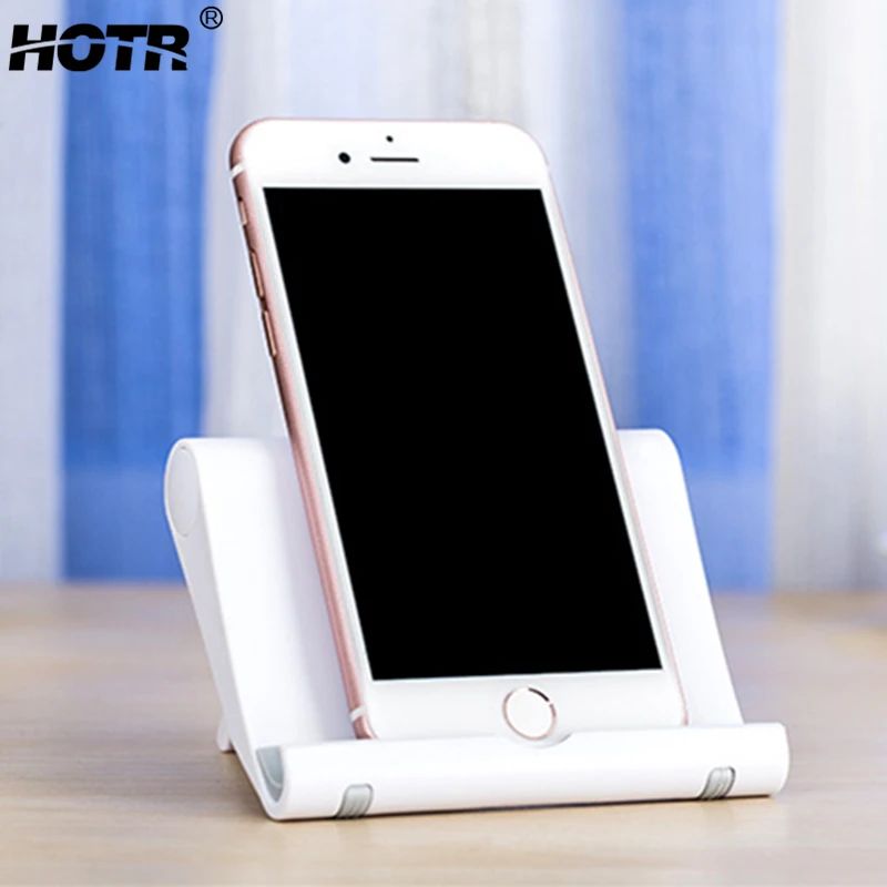 

HOTR Foldable Mobile Phone Holder Tablet Holder Table Holder Stand Mount Universal Easy One-hand Operate Support Rotatable