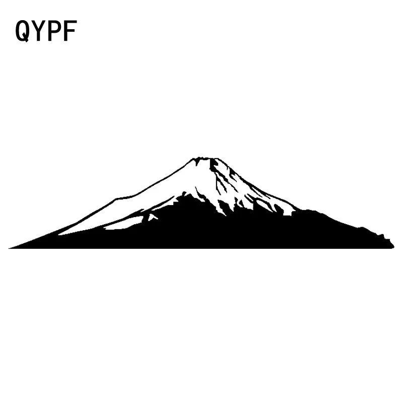 

QYPF 19.5cm*4.6cm Complex Terrain Mountain Unmatched Vinyl Car Sticker Window Decal C18-0287