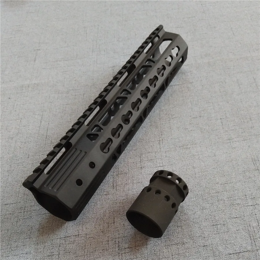 " 10" 1" 15" AR15 Тяжелая поплавок Keymod Handguard Пикатинни для охоты тактическая винтовка прицела стальная бочка гайка