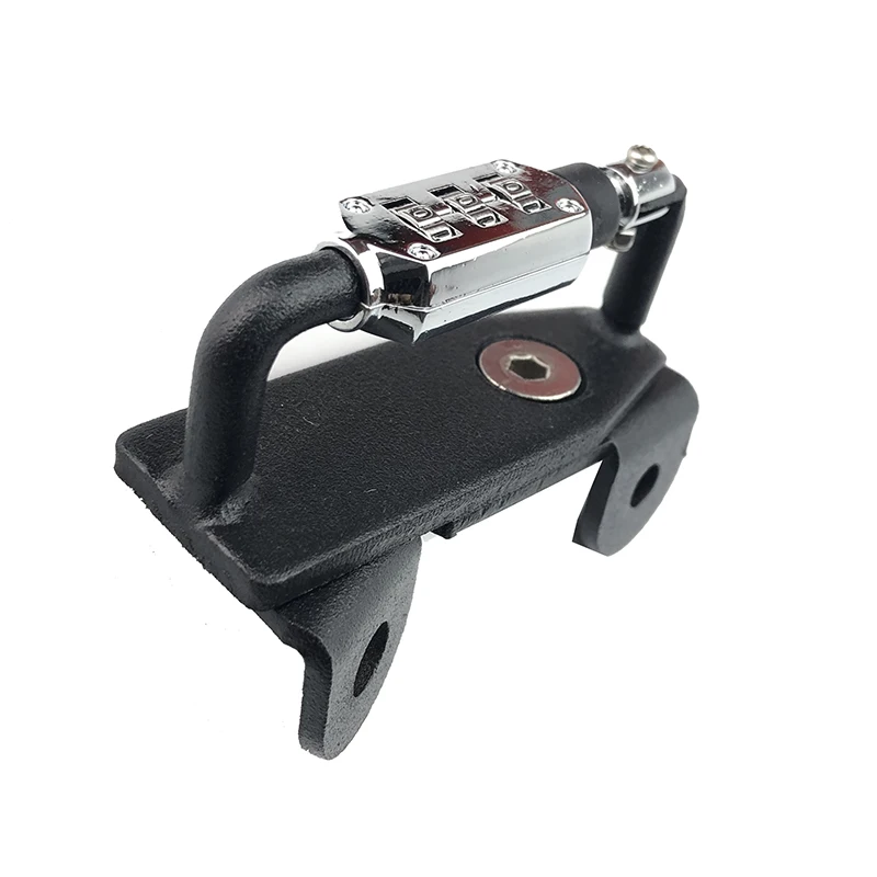

For Ducati Scrambler 400/800 Models sixty 2 2015+ Motorcycle Helmet Lock Password Mount Hook Black Side Anti-theft Security