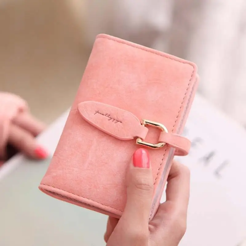Женский кошелек для кредиток две складывающаяся застежка длинный дизайн в виде кошелька, с карманом для карточек женский держатель для