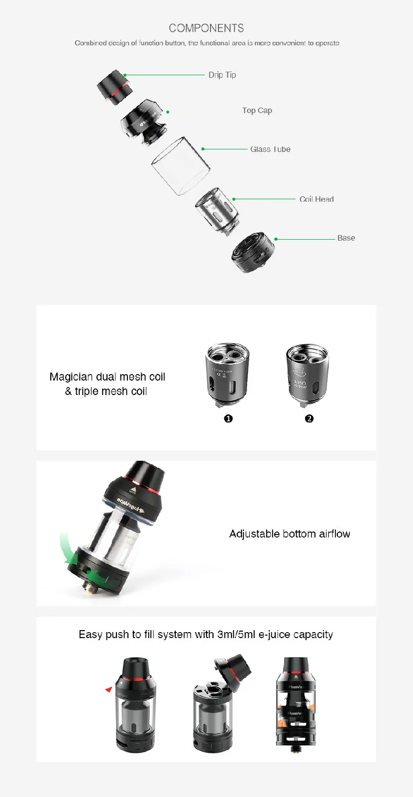Hugsvape Magician Subohm Tank 3ml