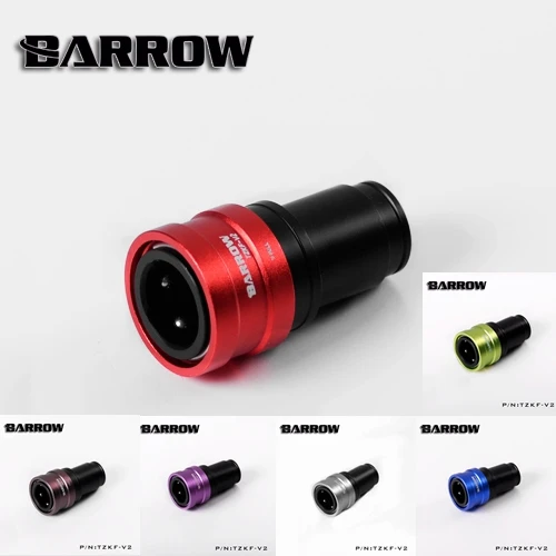 Barrow TZKF V2 черно серебристый водонепроницаемый быстроразъемный Женский Разъем|water