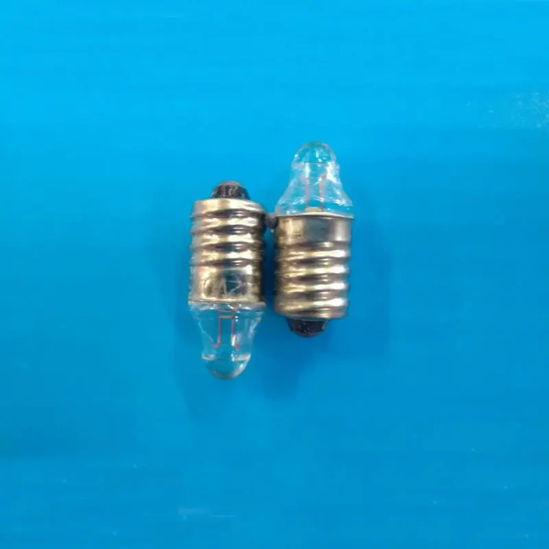 

2.2V 0.25A E10 Pen Crystal Bulb Medical Flashlight Bulb Lamp Miniature Light Experimental Lighting