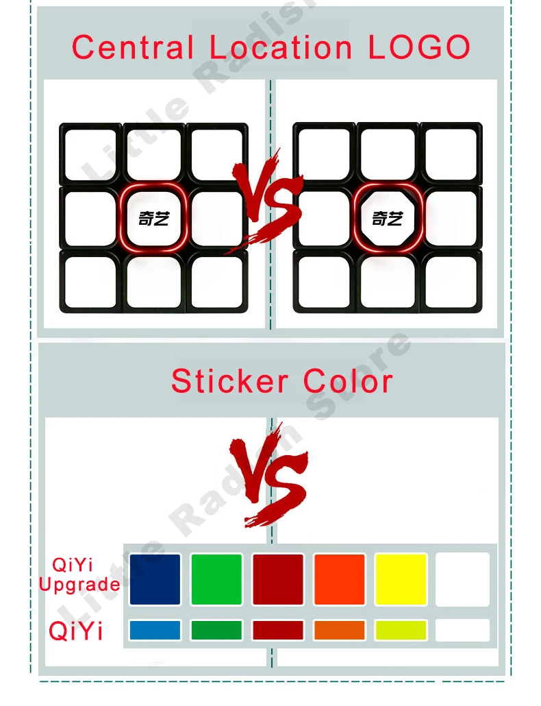 Qiyi магический куб, классические игрушки, 3x3x3 Стикеры блок Скорость куб, разноцветная, обучающая образовательная головоломка, Cubo Magico, Обучающие игрушки куб