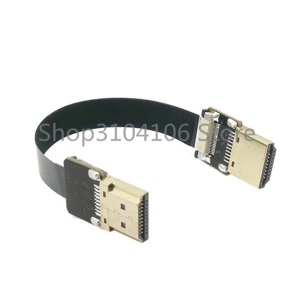 FPV HDMI type A Male to HDMI Male HDTV FPC плоский кабель для мультикоптера аэрофотосъемки 0,1 m/0,2 m/0,5 m/0,8 m/1 m