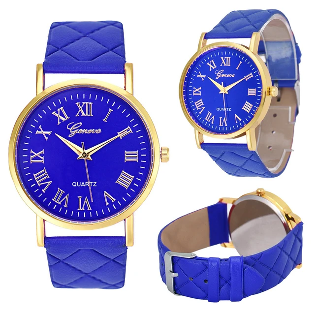 2018 New Fashion women watches Geneva Sport Casual Faux Leather Analog Quartz Wr 2018 New Fashion women watches Geneva Sport Casual Faux Leather Analog Quartz Wr
