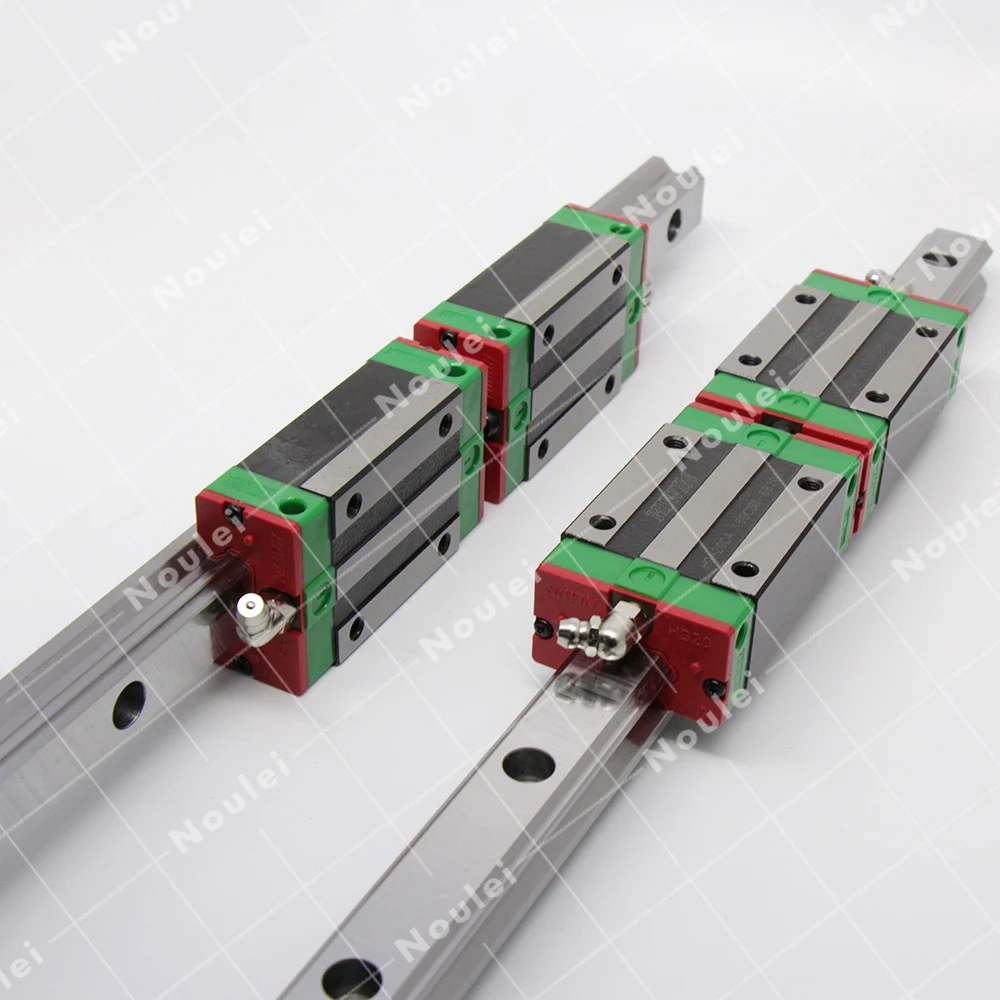 HIWIN EGR15 Linear Rail Guide L300mm+2pcs EGH15CA Sliding Block Carriage Router 