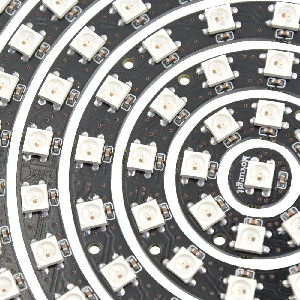 Tiras de Led anel 5050 embutido controlador rgb Especificações (pontos de Luz / M) : 60
