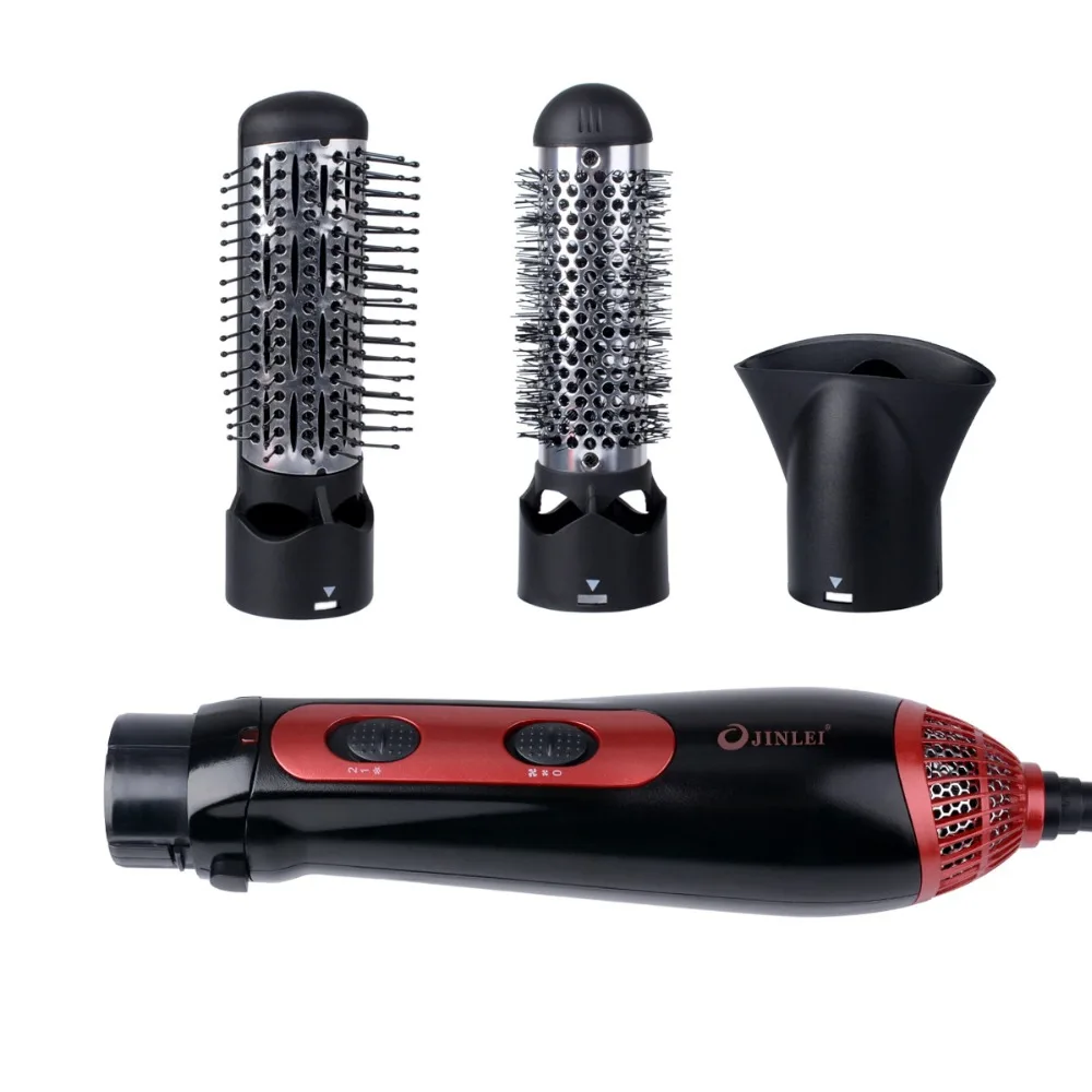 

3-in-1 Multifunctional Styling Tools Hairdryer Hair Curling Straightening Comb Brush Hair Dryer Concentrator Professinal Salon