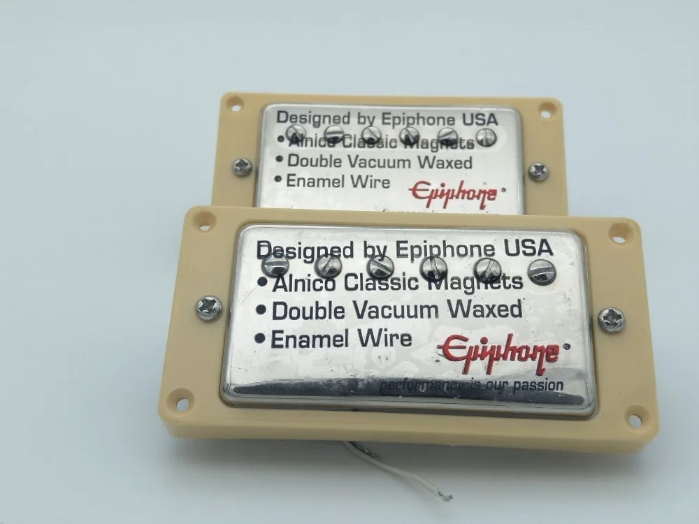 

1 Set Original Epe Electric Guitar Alnico Bar Humbucker Pickup Nickel Cover