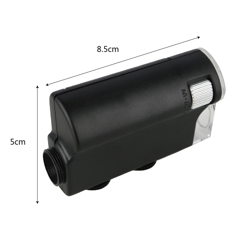 Mobile Phone Magnifier Zoom Microscope Clip-on Lens for UV Currency Detectting Biology WIF66 | Мобильные телефоны и