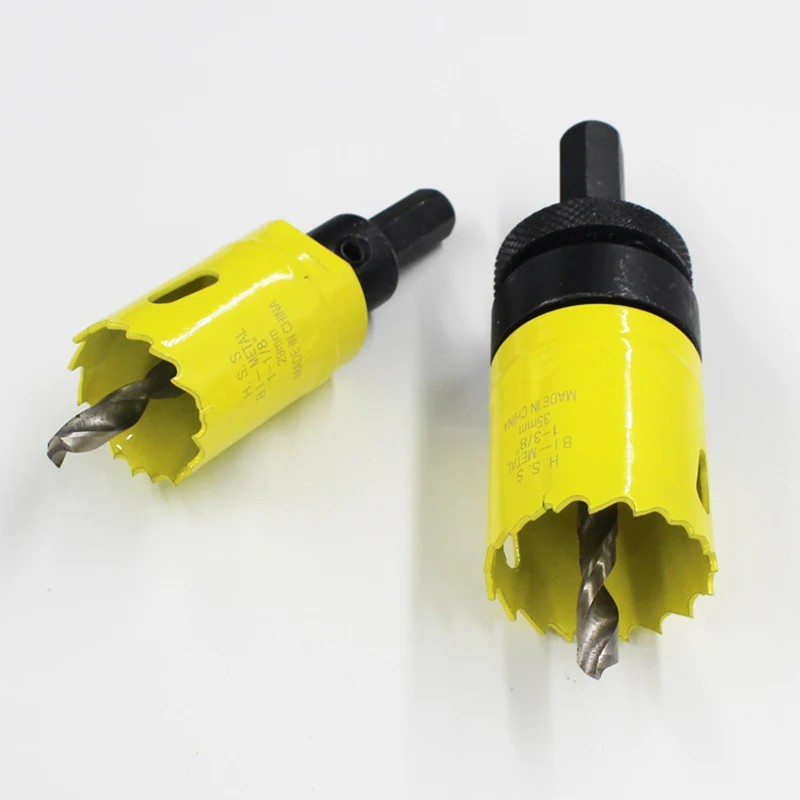 

13 Pcs Hole Saw Cutter Kit Bi-Metal Hole Saw Blades Drill Arbor for Metal Wood Holes Cutting AI88