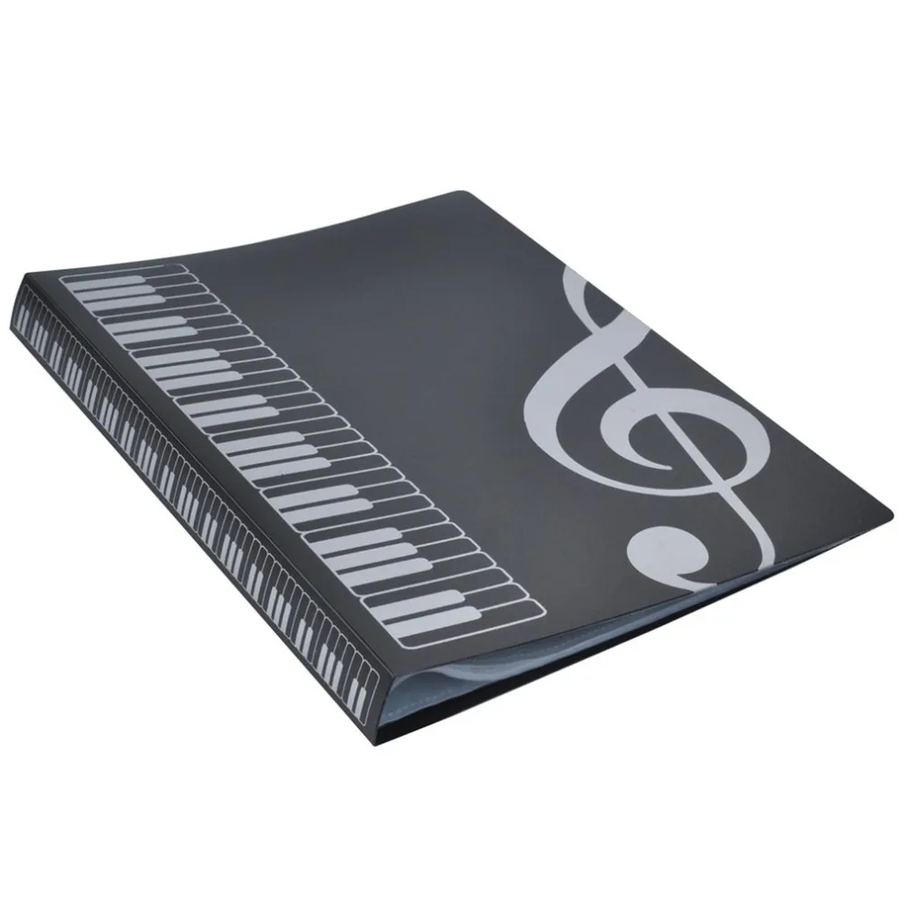 Папки музыка поставки Водонепроницаемый для хранения файлов код 80 листов A4 музыка, книги папки клавир группа хоровой вставки типа