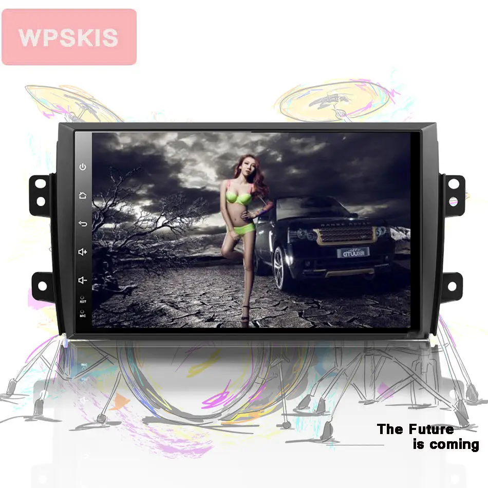 9 дюймов IPS для Suzuki SX4 2006-2013 автомобильный dvd gps Радио 3/4G Wi-Fi gps-навигации автомобиля