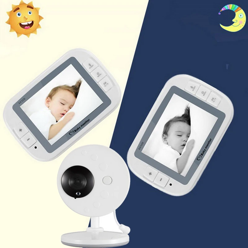 

Hoomall Wireless Video Baby Monitor 3.5inch LCD Sreen Baby Sleep Monitor Baby Care Nanny Security Night Vision Camera Video