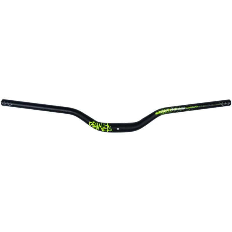 black green Pass Quest руль для горного велосипеда MTB BMX AM DH велосипедный руль 31,8x750 мм Подъем 55 мм - Цвет: black green