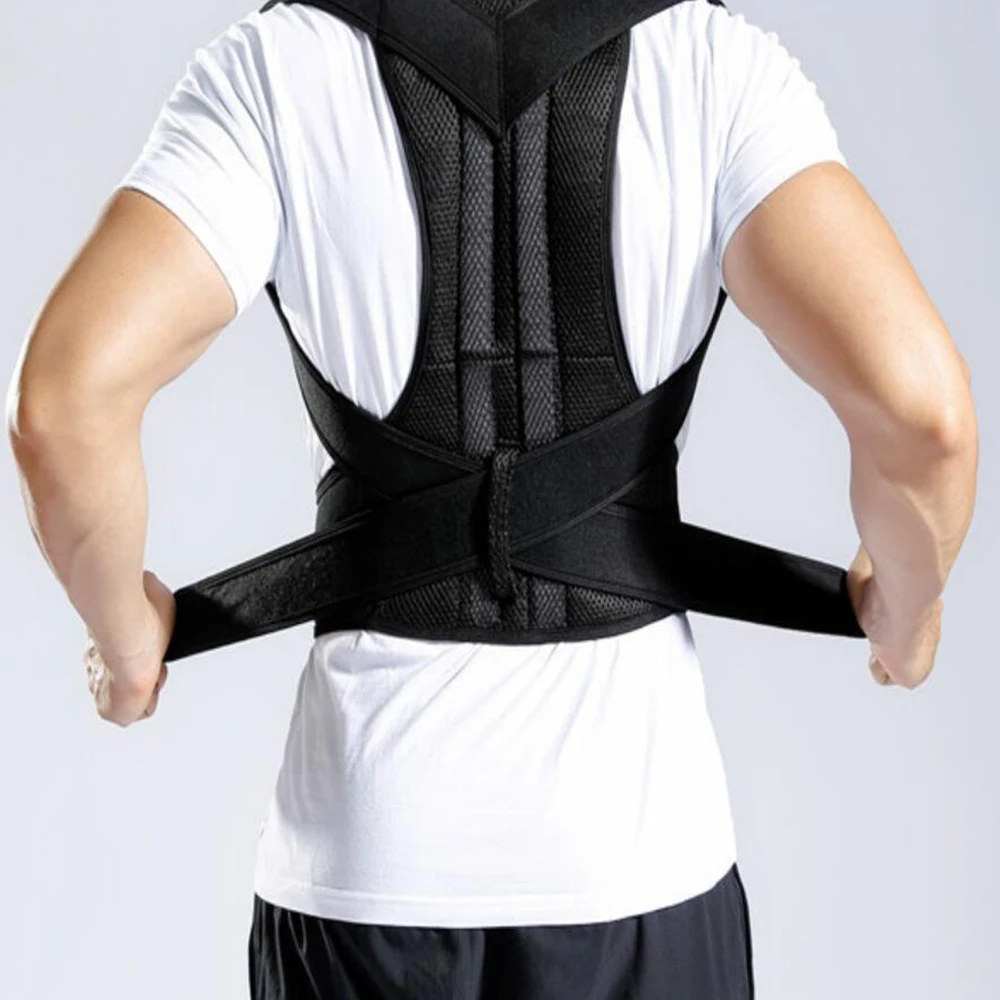 

M/L Adjustable Posture Corrector Back Support Shoulder Lumbar Brace Support Corset Back Belt for Men And Lady Correction Belt