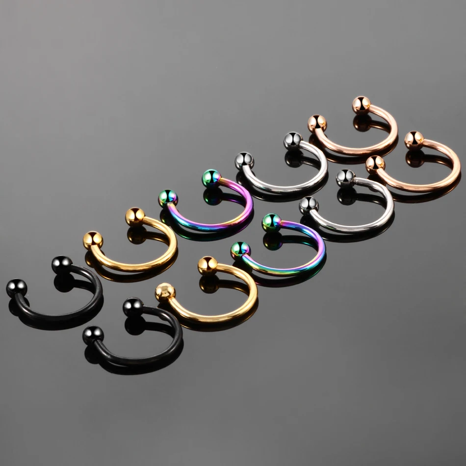 2PCS-Steel-Nostril-Nose-Ring-Circular-Barbell-Piercing-Ball-Horseshoe-Rings-CBR-Ring-Earring-Cartilage-Earring