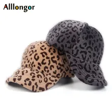 New Arrival Winter Baseball Cap Women Leopard print Wool Parent-child Caps child Snapback kids hat hip hop