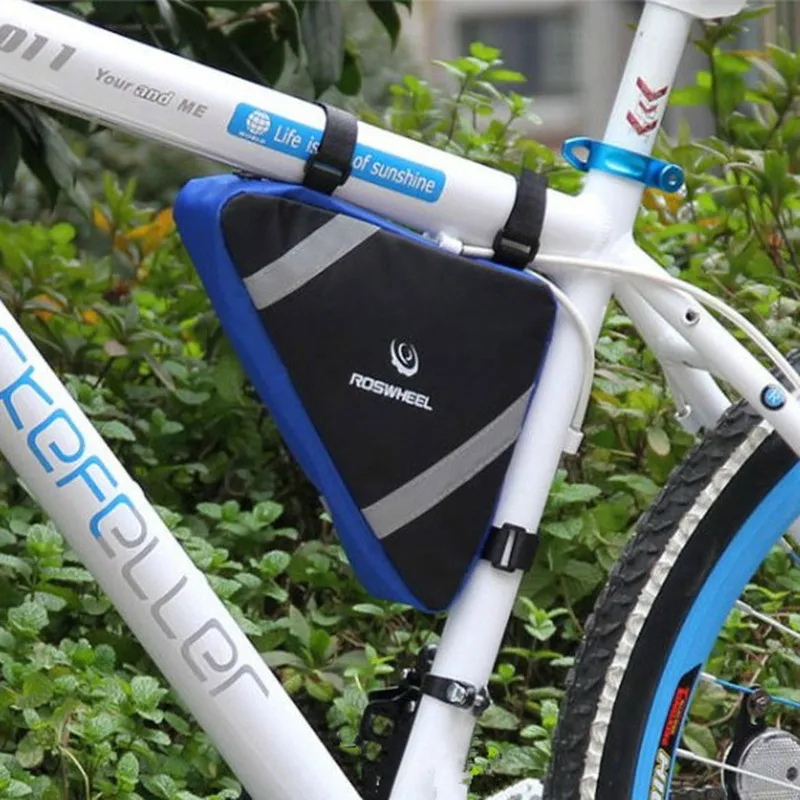 

Triangle Pouch Bike Bag Bicycle Accessories Front Tube Frame Luggage Bags Saddle Cover for BicyclesCellphone