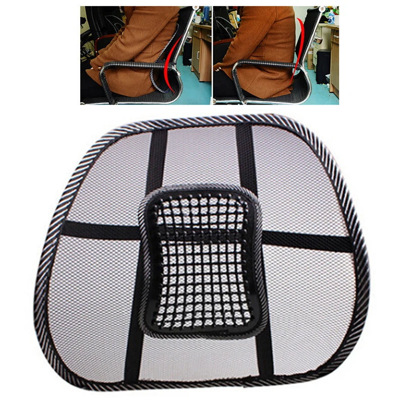 Massage Cushion Mesh Ventilate Cushion Pad Pain Relief Seat Posture Corrector Car Seat Office Chair Back Cushion