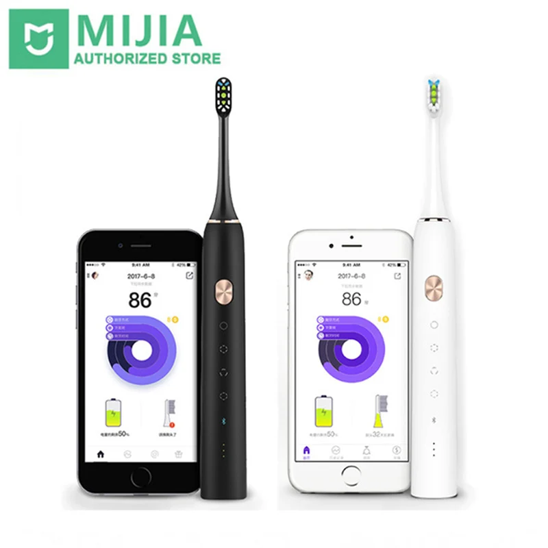  Xiaomi SOOCAS SOOCARE X3 Smart Sonic Electric brush Bluetooth Waterproof Wireless Charge Android iO - 32852905502