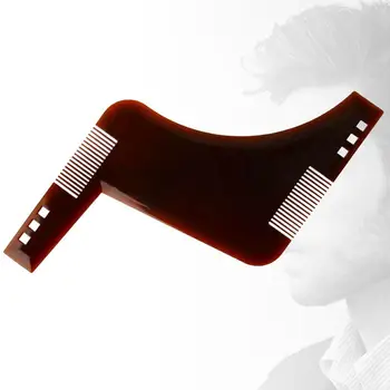 

New listing men's beard style styling template comb men's beard comb hairdressing tools hair trimming template