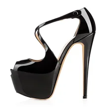 Amourplato Damen Frauen Handmade Fashion Kreuzmuster Peep Toe 160 MM High Heel Sandaletten Pumps Für Party Hochzeit Schuhe