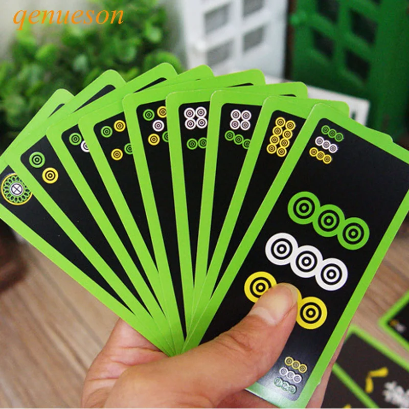 

New Hot paper mahjong poker CARDS Noctilucent board games qenueson