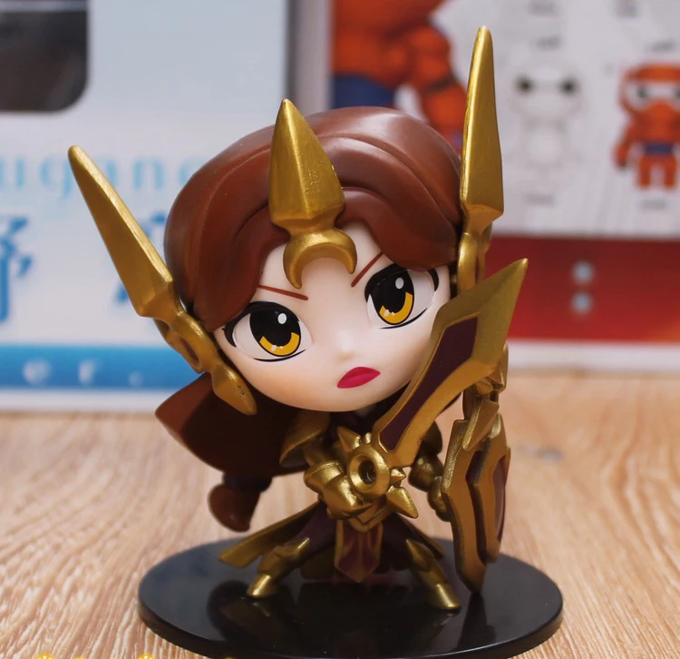 

Action Figure LOL Leona Game Gragas 10cm PVC cute Q version Game Figurine Cartoon Kids Gift toys doll Collectible Model Anime