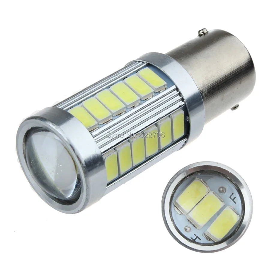 1 шт. одиночный контакт байонет 1156 BA15S P21W 33 SMD 5630 5730 Автомобильные светодиодные сигнальные лампы тормозные задние лампы авто задние лампы заднего хода