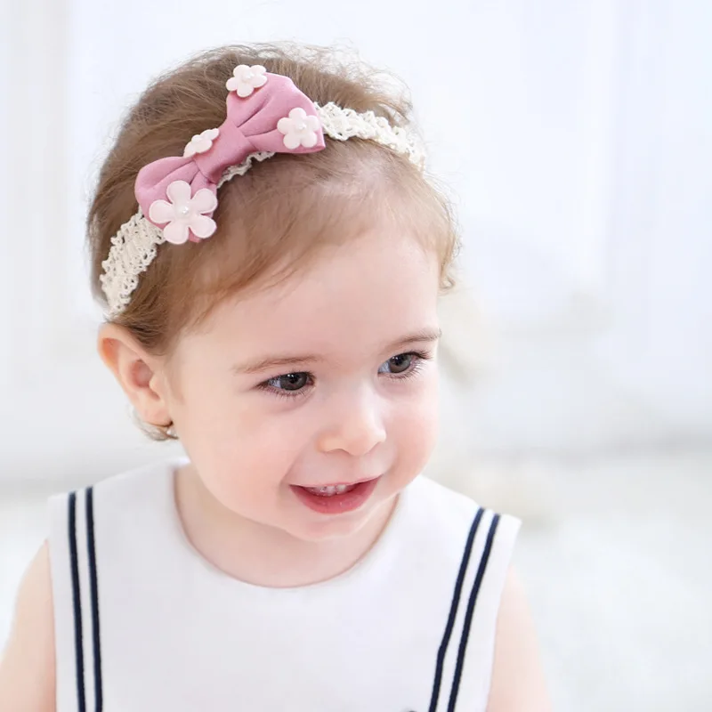 Bebe Girls Headband New Cute Kids Bow Hairbands Flower Headband