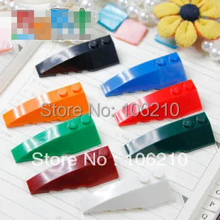 

rebrickable 41748 Wedge Brick 2X6 with Curved compatible accessory bricklink DIY building block Assembles Particles brickset