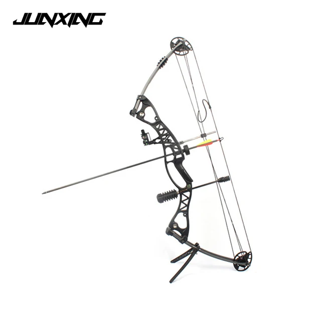  US $159.15 Compound 60lbs Inch Aluminum Alloy Black Blue Handle with Peep Sight Adult Hunter 