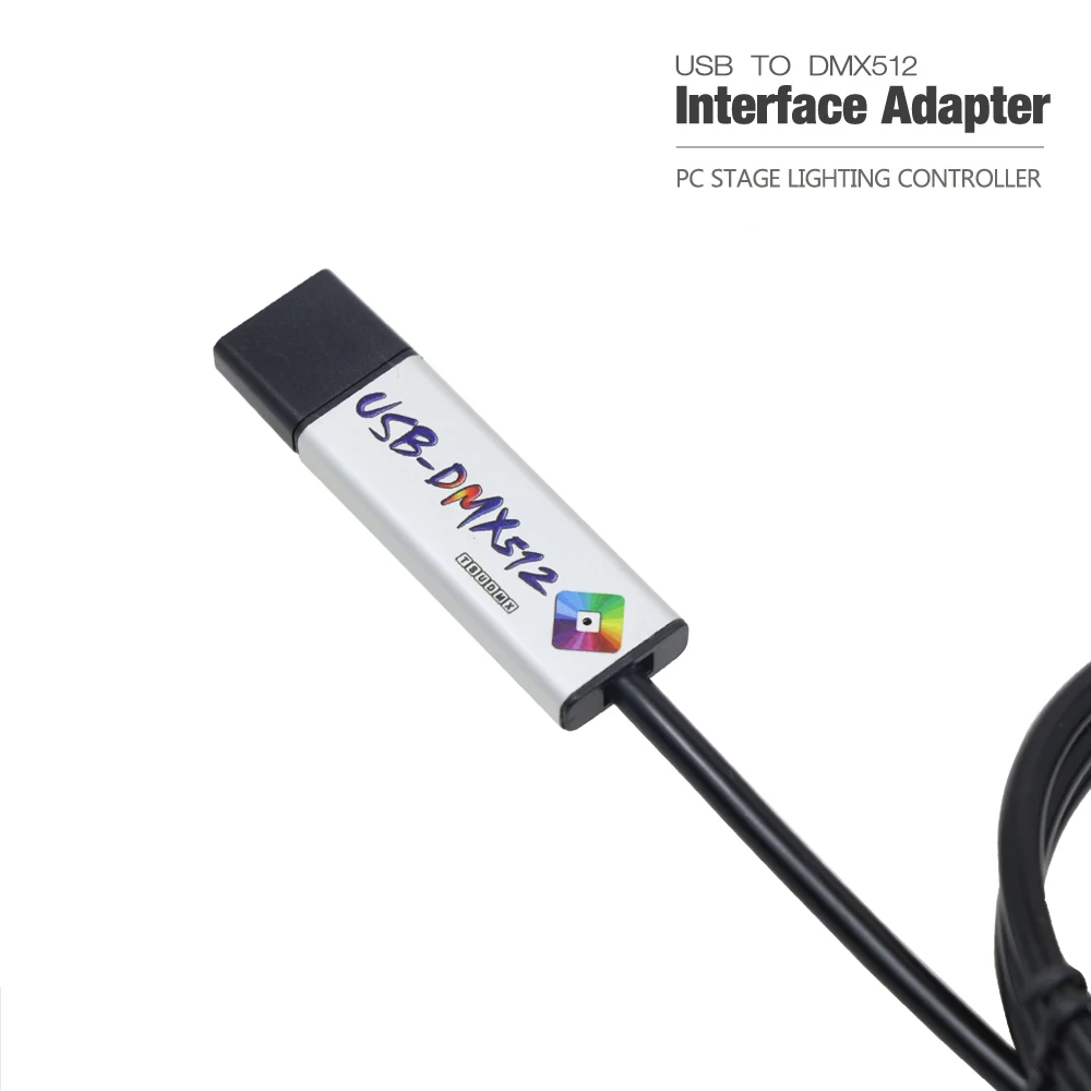 USB to DMX Interface Adapter DMX512 Computer Stage Lighting Controller Dimmer Usb Led Dmx512 Interface CD dmx controller