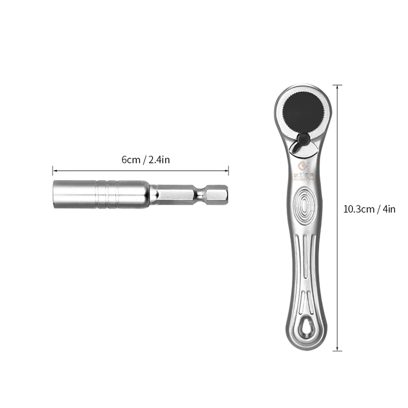 Penggong 12 шт. мини трещотка гаечный ключ закрытый четверть регулируемый гаечный ключ трещотка Отвертка Набор бит с 1/4 приводом наборы инструментов