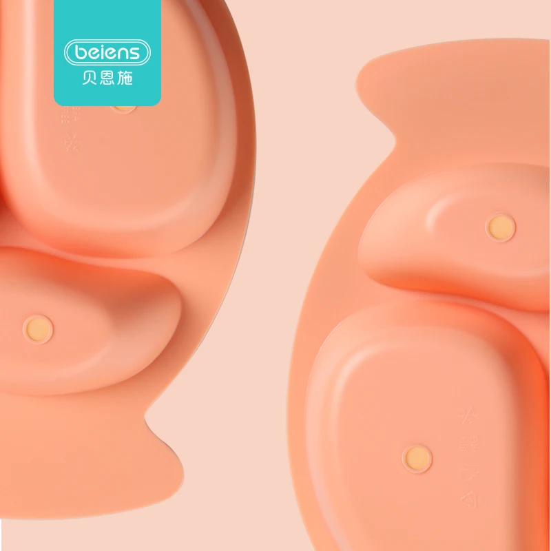 Beiens Baby Plate Food Feeding Baby Bowl Snack Kids Food Placemat Dishes Children Eating Training Plate Infant Beiens Baby Plate Food Feeding Baby Bowl Snack Kids Food Placemat Dishes Children Eating Training Plate Infant