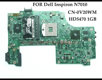 

High quality CN-0V20WM for Dell Inspiron N7010 Laptop Motherboard DAUM98MB6D0 V20WM PGA989 DDR3 HM55 HD5470 1GB Fully Tested