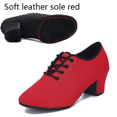 Спортивная обувь; парусиновая обувь для латинских танцев; женская обувь для взрослых; Современная обувь для бальных танцев; обувь для учителя; оксфорды с двумя точками; кроссовки - Цвет: style 7 heel 5 cm