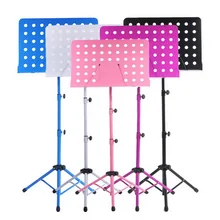 1pc High Quality 06 Middle Professional Iron Foldable 3 Segment Height-adjustable Music Stand Musical Instrument 5Colors