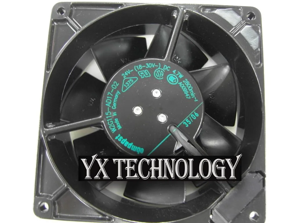 

New and original inverter fan W2G115-AD17-02 24V 0.20A high temperature axial fan 127*127*38mm