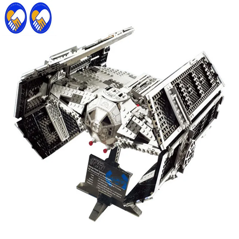 

05055 Star War Series The Rogue One USC Vader TIE Advanced Fighter 10175 Building Blocks Bricks Educational Toys ZB-A244