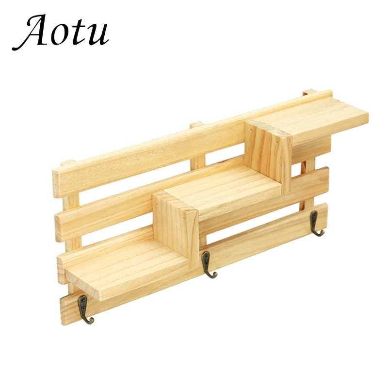 

1piece Simple Living Room Racks Three-layer Home Storage RacksWood Storage Shelves Decoration Racks Practical Books Shelves