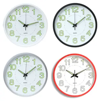 

Luminous Wall Clock Decoration Quartz Clocks Glow In The Dark Indoor/Outdoor 30cm