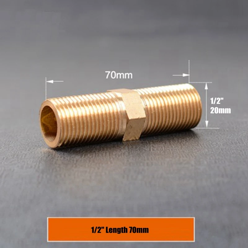 5 шт./лот 1/2 "3/4" 1 "Медь равных Диаметр совместных обе стороны мужчин поток прямой разъем Аквариум воды отопление аксессуары