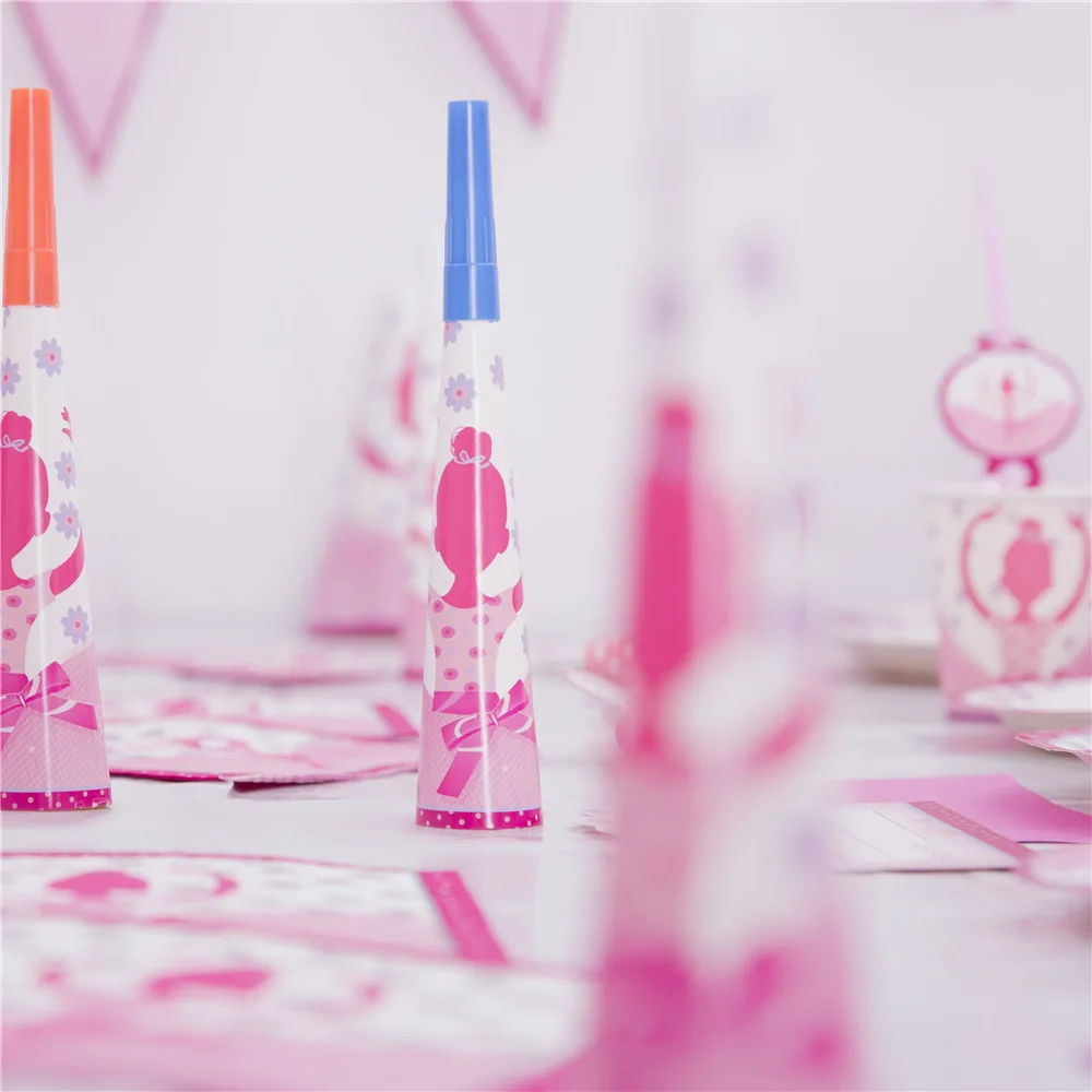 Балетные танцоры тема столовая посуда украшения на день рождения Детские вечеринки тематические события вечерние игрушки, принадлежности для вечеринок